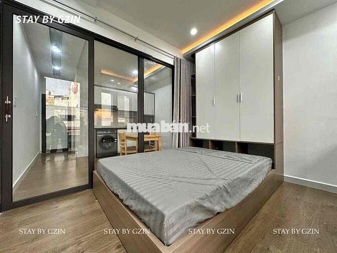 Căn hộ 1PN ban công tách bếp full nội thất máy giặt riêng ngay Aeon