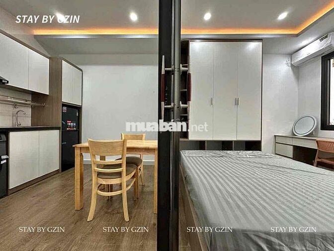 Căn hộ 1PN ban công tách bếp full nội thất máy giặt riêng ngay Aeon