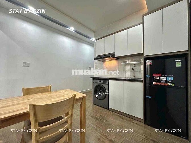 Căn hộ 1PN ban công tách bếp full nội thất máy giặt riêng ngay Aeon