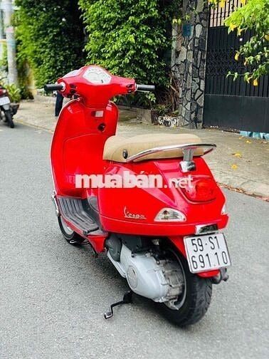 Piaggio Vespa LX125 2015 3VAN PHUN XĂNG FI Đỏ 90%