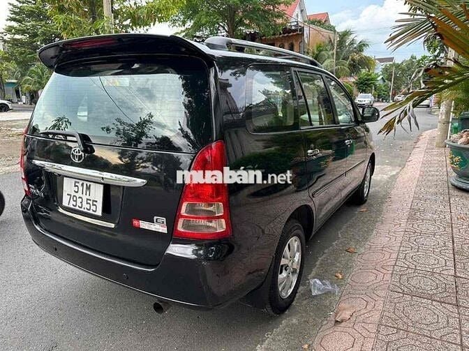 Toyota Innova G 2007 Đen 7 chỗ
