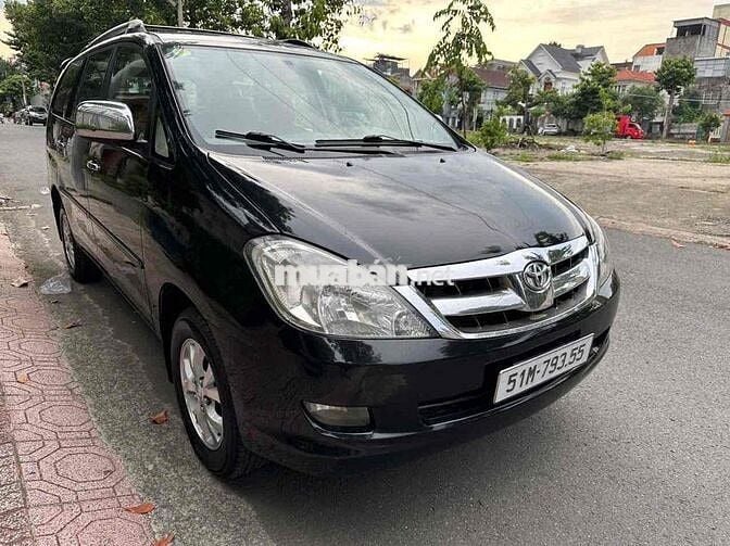 Toyota Innova G 2007 Đen 7 chỗ