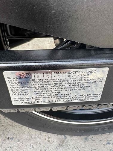 Yamaha Exciter 150 đồng hồ 6.300km như xe mới.