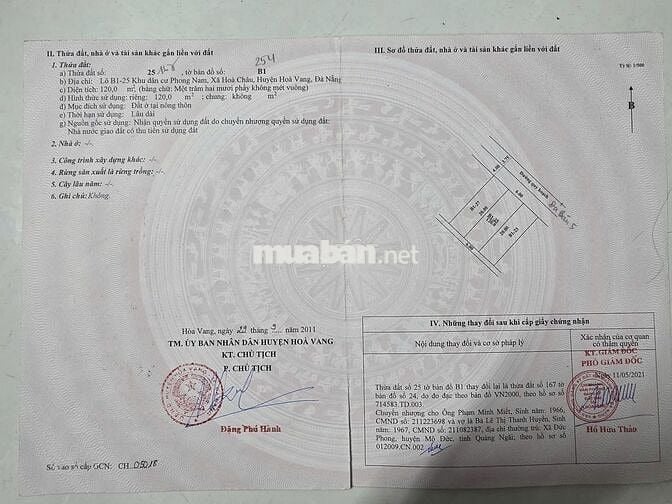 Em chính chủ bán lô đất đẹp tại Hoà Xuân - Đà Nẵng