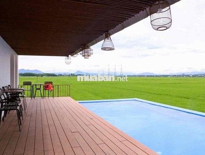 CHO THUÊ VILLA 7PN 7WC KHÉP KÍN – VIEW CÁNH ĐỒNG ĐỒNG QUÊ CỰC CHILL