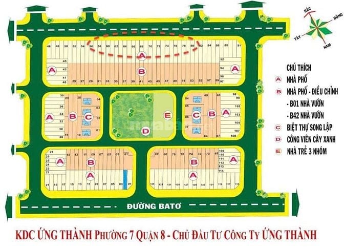 Bán đất 4x22m KDC ứng Thành Phường 7 Quận 8