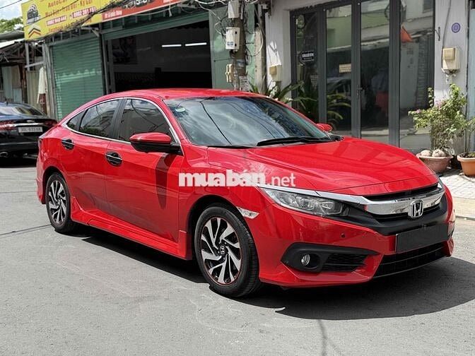 Honda Civic 1.8E sx 2018 50.000 km Đỏ