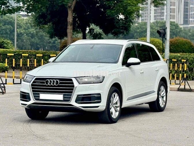 Audi Q7 SUV 7 chỗ Trắng 78000 zin 2018 1 chủ