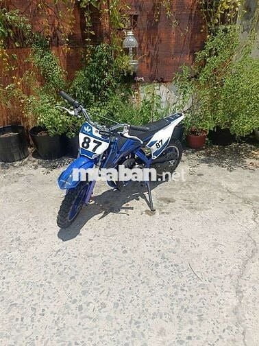 Xe máy mini 50cc Xăng pha nhớt Xanh dương