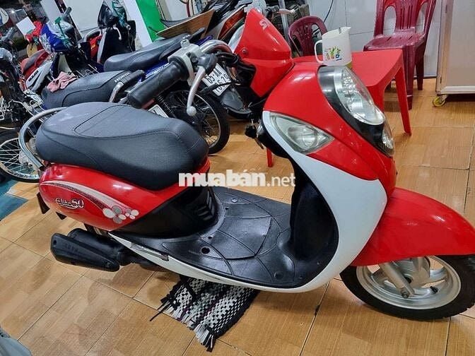 SYM Elite 50 Xe tay ga Đỏ trắng