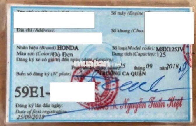 Honda MSX125 2018 Đỏ 27000 km