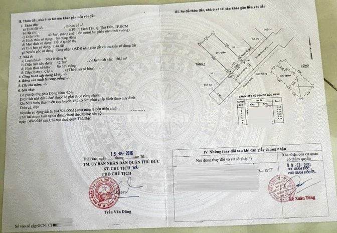 Thủ Đức, ngay Phạm Văn Đồng  Còn sót 1 căn 3tỷ95tr bớt Lộc 