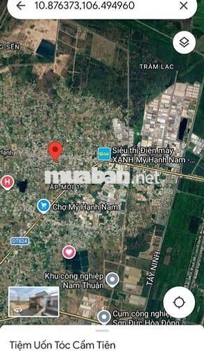 Đất 10 x 41m Full thổ. Gần KCN Xuyên Á. Đường ôtô 5m thông