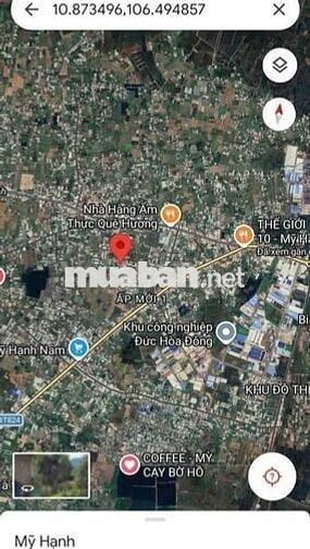 Đất 10 x 41m Full thổ. Gần KCN Xuyên Á. Đường ôtô 5m thông