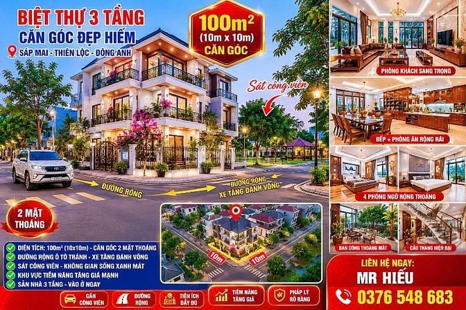 CẦN TIỀN GẤP – BÁN ĐẤT TẶNG NHÀ 3 TẦNG – LÔ GÓC SIÊU ĐẸP!
