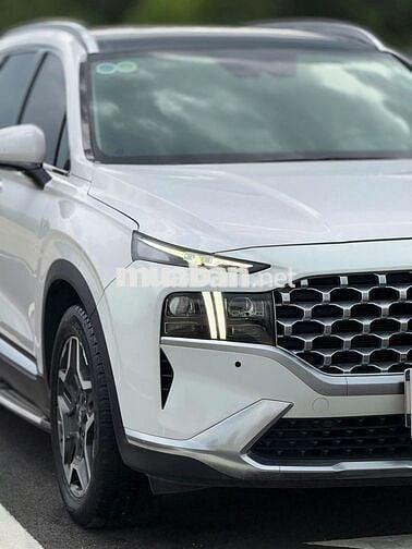 Hyundai SantaFe 2021 2.5G Pre 4x4 Trắng 5 vạn km