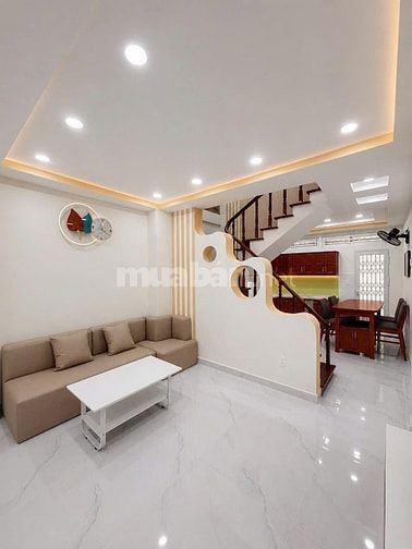 Nhà mới 4x12m 1 trệt 1 lầu 2PN 2WC HXH Lý Thánh Tông - Giá 6.38 tỷ