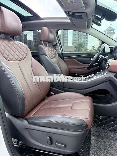 Hyundai SantaFe 2021 2.5G Pre 4x4 Trắng 5 vạn km