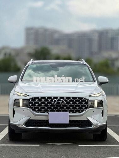Hyundai SantaFe 2021 2.5G Pre 4x4 Trắng 5 vạn km