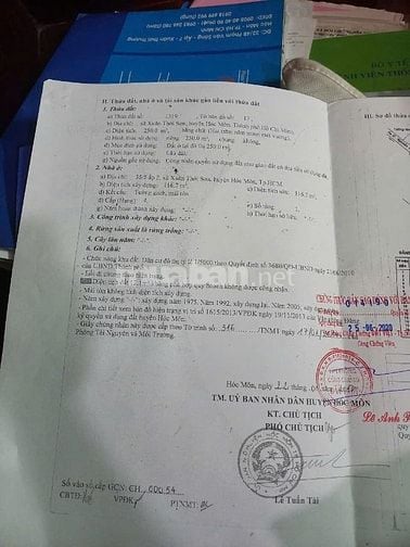 Bán nhà ấp 2, Xuân Thới Sơn, Huyện Hóc Môn, 1 lầu, 1,350 tỷ