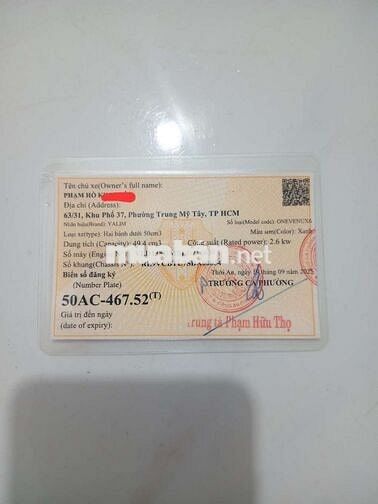 Xe Ga mới đi 2600 km, xe 50cc chính chủ