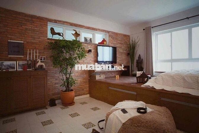 Cho thuê căn hộ chung cư Tôn Đản Q4 full nội thất view sông trống sẵn