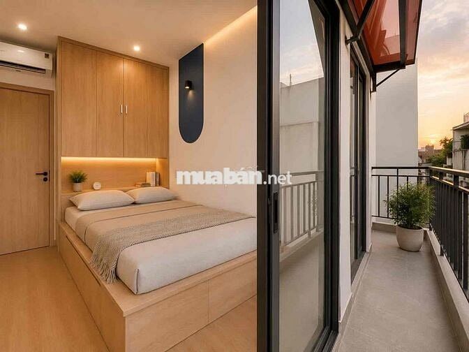 cho thuê phòng full nội thất máy giặt riêng sânbay
