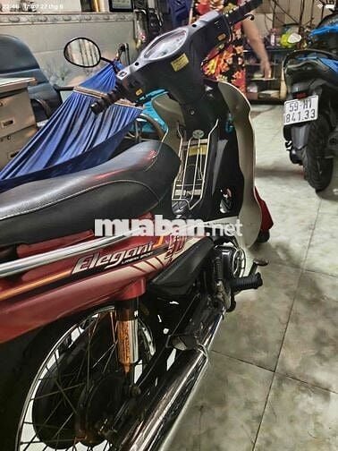 SYM Elegant 50c Đỏ đời 2015 cho học sinh đi học
