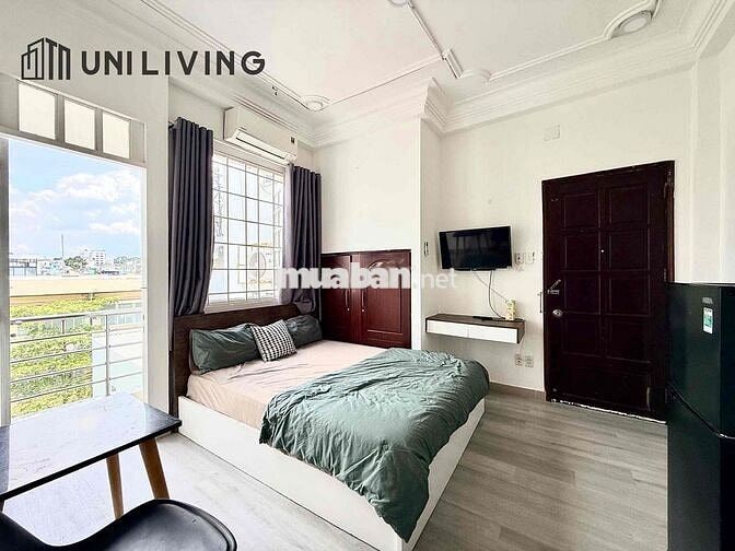 Cho thuê hệ thống căn hộ 1pn/studio ban công full nt Điện Biên Phủ Q3
