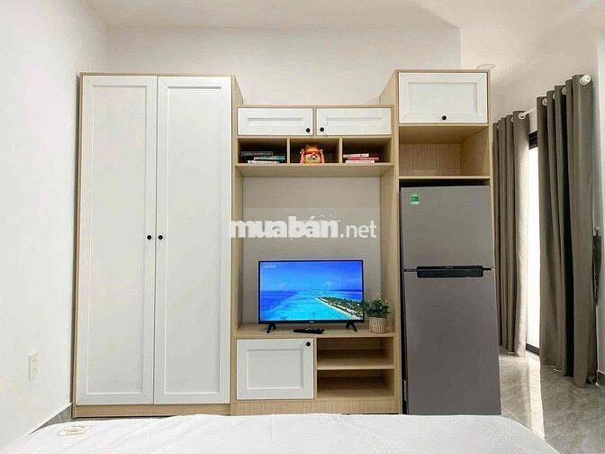 CĂN HỘ DỊCH VỤ mới 100% - Full nội thất Khánh Hội(trống linh hoạt)