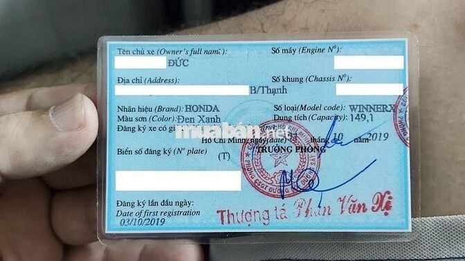 Honda Winner X 2019 Đen 63k km, một đời chủ.
