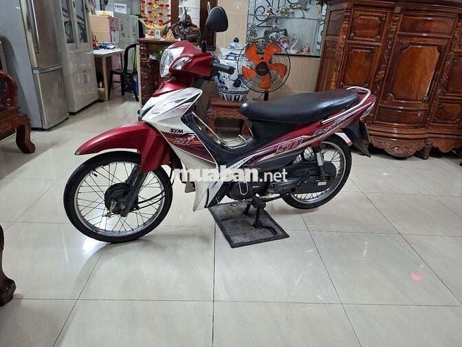 SYM Elegant 50cc Đỏ trắng Xe số