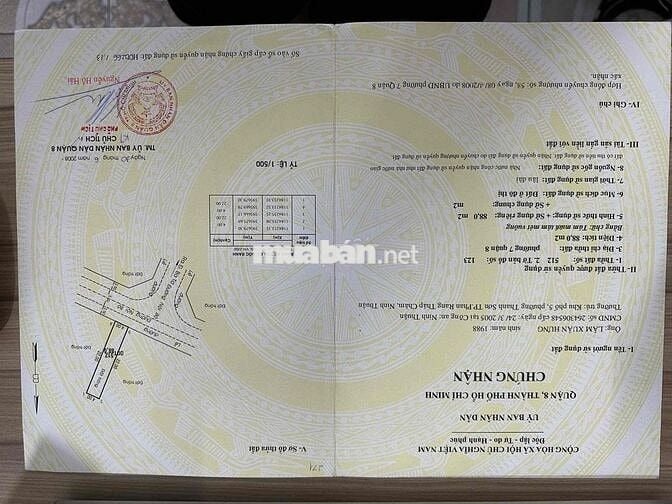 chủ báo bán lô đất mặt tiền 88m2 kdc ứng thành