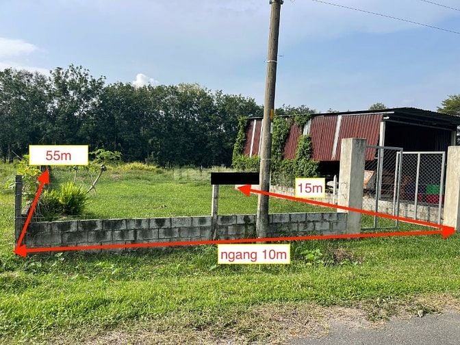 Bán đất xã Thái Mỹ Củ Chi. Diện tích 1145m2 thổ cư 65m2. Giá 3.6 tỷ