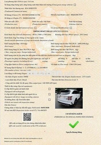 KIA Sorento 2021 2.2 D Luxury Trắng 7 chỗ
