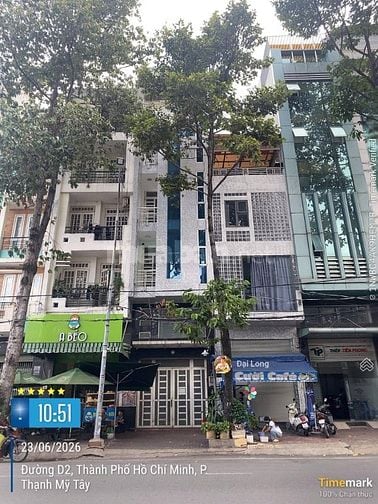 Nhà 6 tầng Nguyễn Gia Trí sẵn thang máy hợp đồng thuê 60 tr/tháng