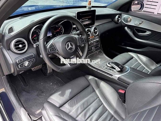 Mercedes C300 AMG 2017 Xanh Tự động 9 cấp