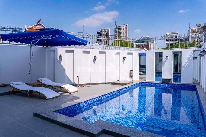Nhà rẻ nhất Thảo Điền Q2. Nhà 4 tầng có sẵn hồ bơi 7,5x27m, giá chỉ 34