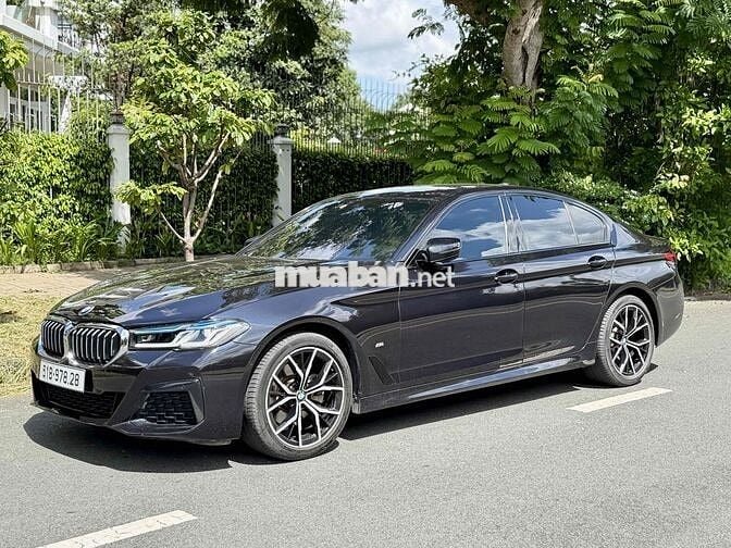 BMW 520i M-Sport 2021 8600 km Đen