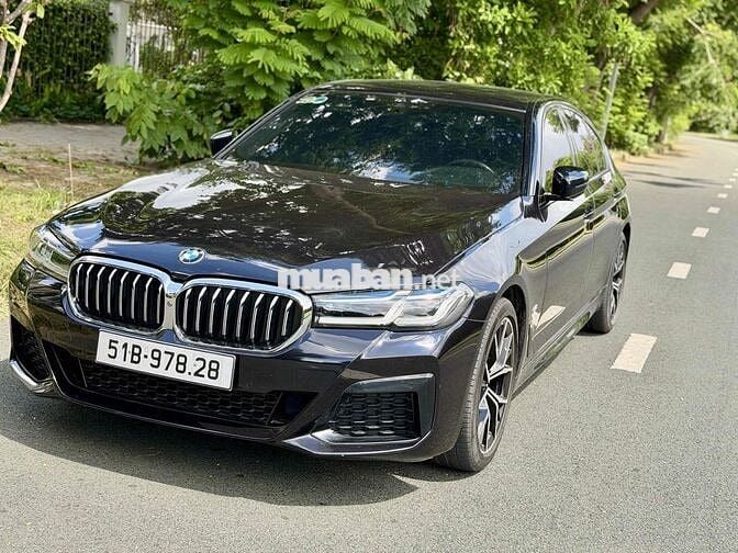 BMW 520i M-Sport 2021 8600 km Đen