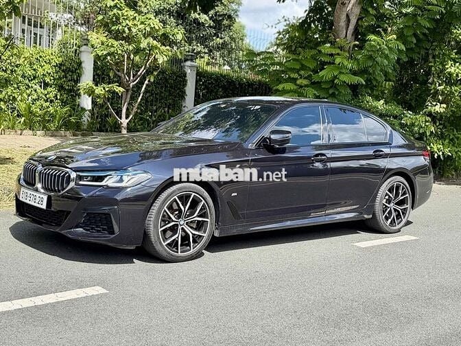 BMW 520i M-Sport 2021 8600 km Đen