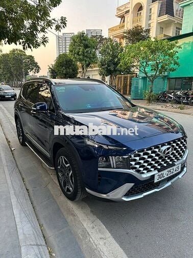 Hyundai Santa Fe 2023 Xanh 7 chỗ 3 vạn