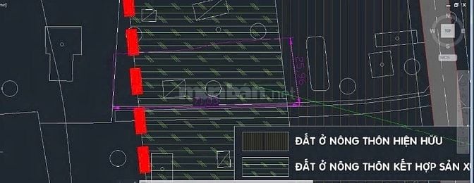 Bán đất xã An Nhơn Tây 1598m2 thổ cư 215m2. Giá bán 4 tỷ.
