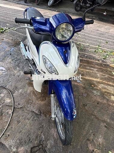SYM Angela 50cc Trắng Xanh