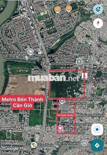 ĐÃ CÓ GIÁ CHÍNH THỨC The Peak Garden Q7 - Xây Lầu 14 - Vốn 1 Tỷ