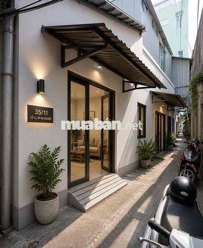 BÁN NỀN CÓ SẲN NHÀ TRỆT LỬNG DỂ CẢI TẠO,HẺM 19 NGAY CHỢ AN NGHIỆP