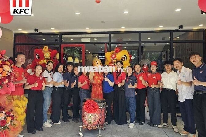 [KFC HÀ NỘI] TÌM 30 PHỤC VỤ/THU NHÂN/BẾP