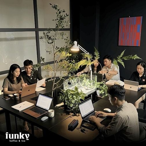 Sang quán Coffee ngay trung tâm quận 10 siêu rộng, hoạt động ngay