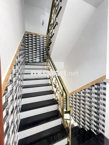 NHÀ XÂY MỚI - TRỆT 2 LẦU -HẺM Ô TÔ - HỖ TRỢ BANK MUA NHÀ - GIÁ 2TY8
