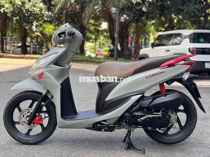 Honda Vision 2013 Xanh xi măng BSTP số đẹp chính c